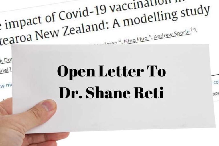 Open Letter To: The Hon. Dr. Shane Reti, New Zealand Minister of Health