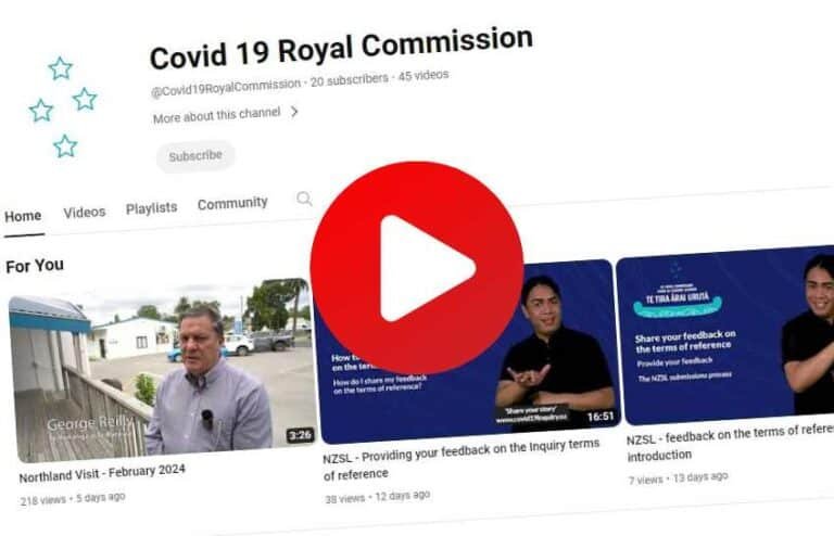 Royal Commission of Inquiry Links Itself to Covid Vaccine Promotion